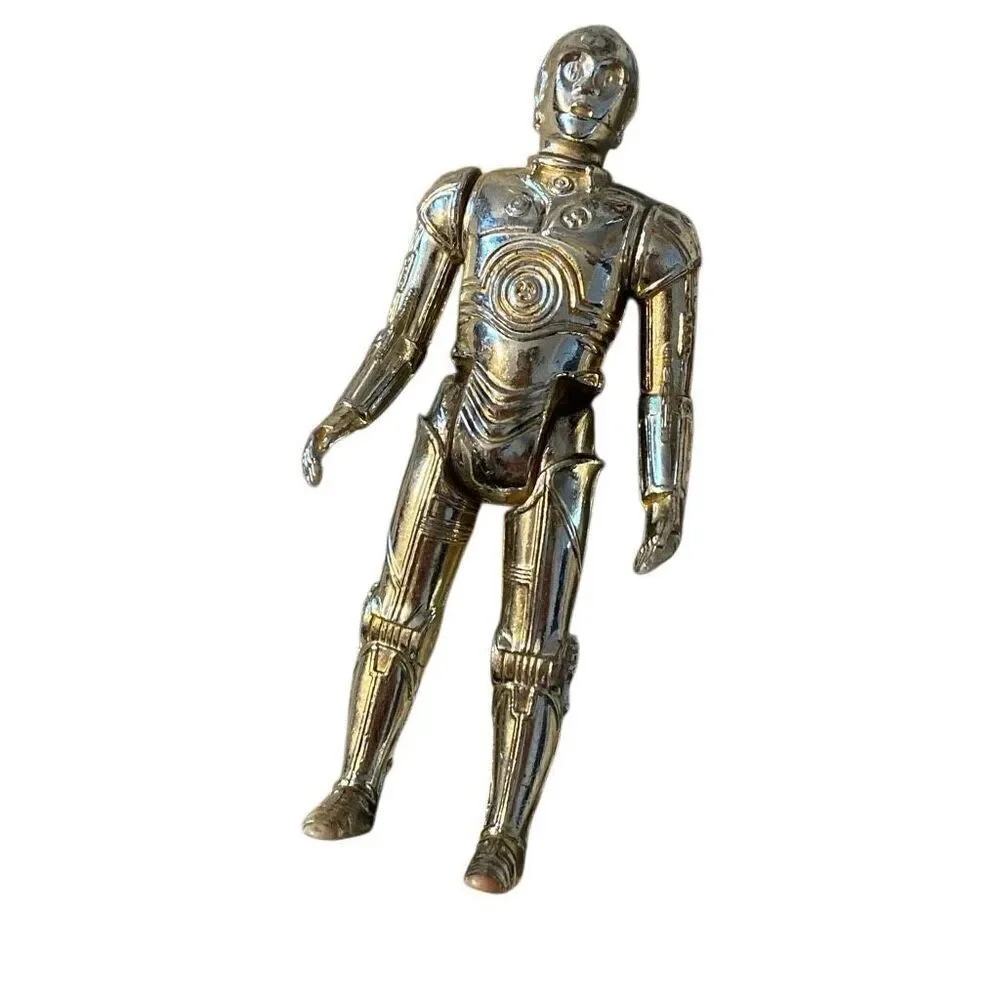 Vintage Star Wars C-3PO Figurine Complete From Original 1977 First 12 Toy Series